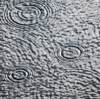 Thunder And Rain Nature Ambience Sound Effects recordings raindrops fall on water