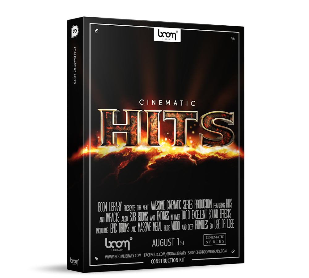Cinematic Hits Sound Effects Library Product Box