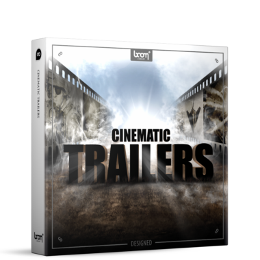 Cinematic Trailers Sound Effects Designed Library Product Box
