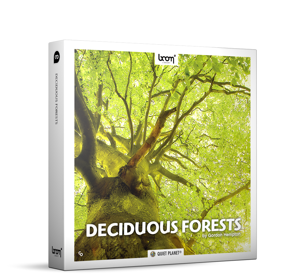 Deciduous Forests Nature Ambience Sound Effects Library Product Box