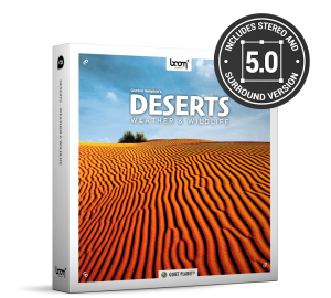 Deserts Nature Ambience Sound Effects Library Product Box
