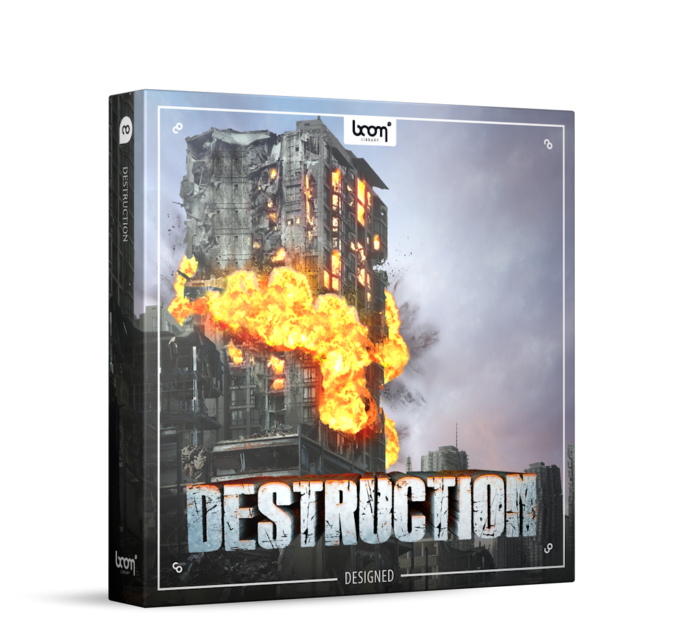 Destruction Sound Effects Library Product Box