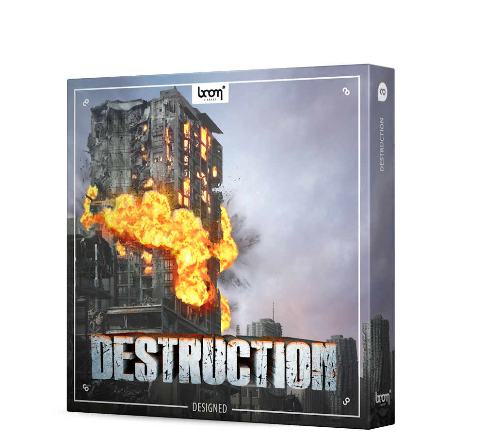 Destruction Sound Effects Library Product Box