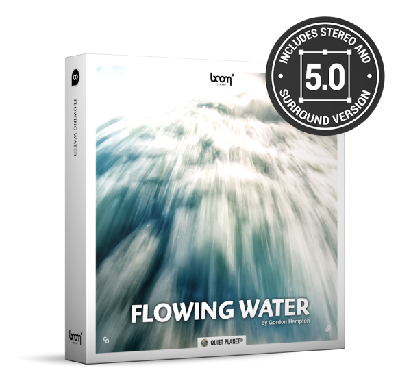 Flowing Water Nature Ambience Sound Effects Library Product Box