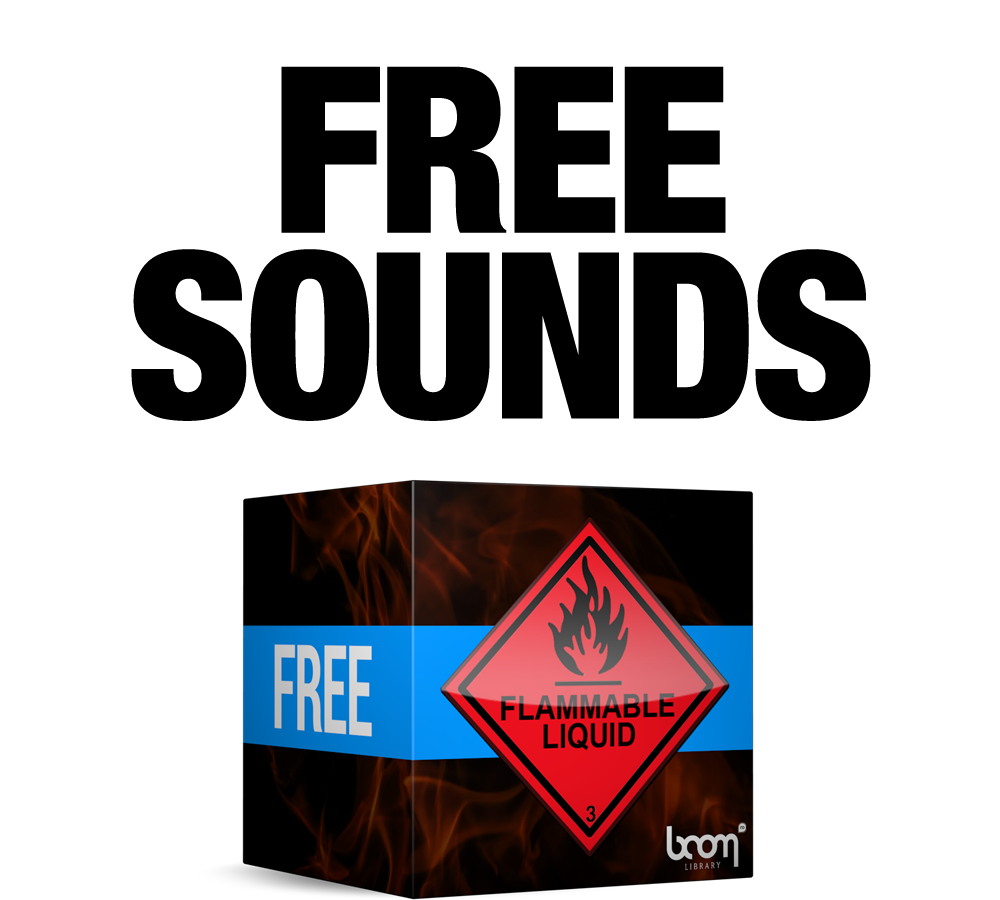Free Sounds Flammable Liquid BOOM Library