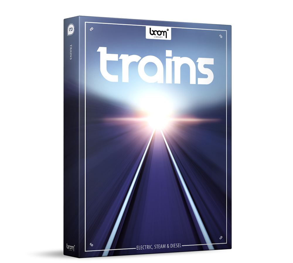 Trains Sound Effects Library Product Box