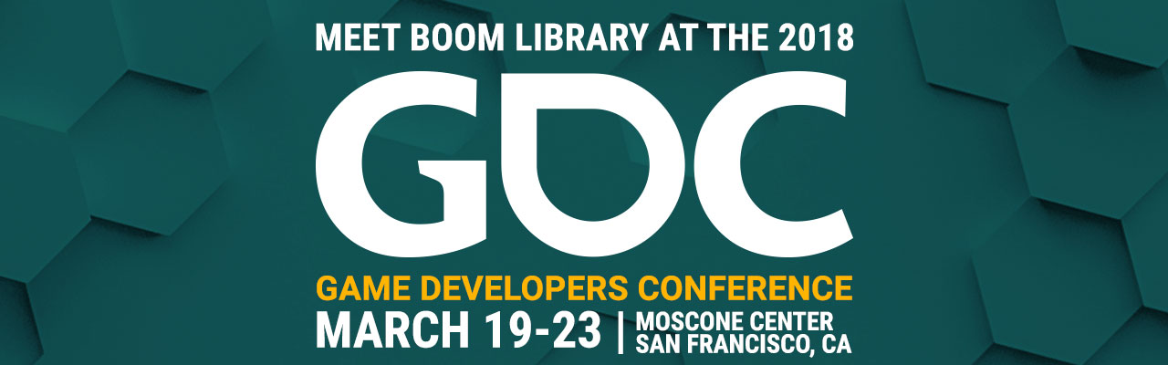 Meet BOOM Library at GDC