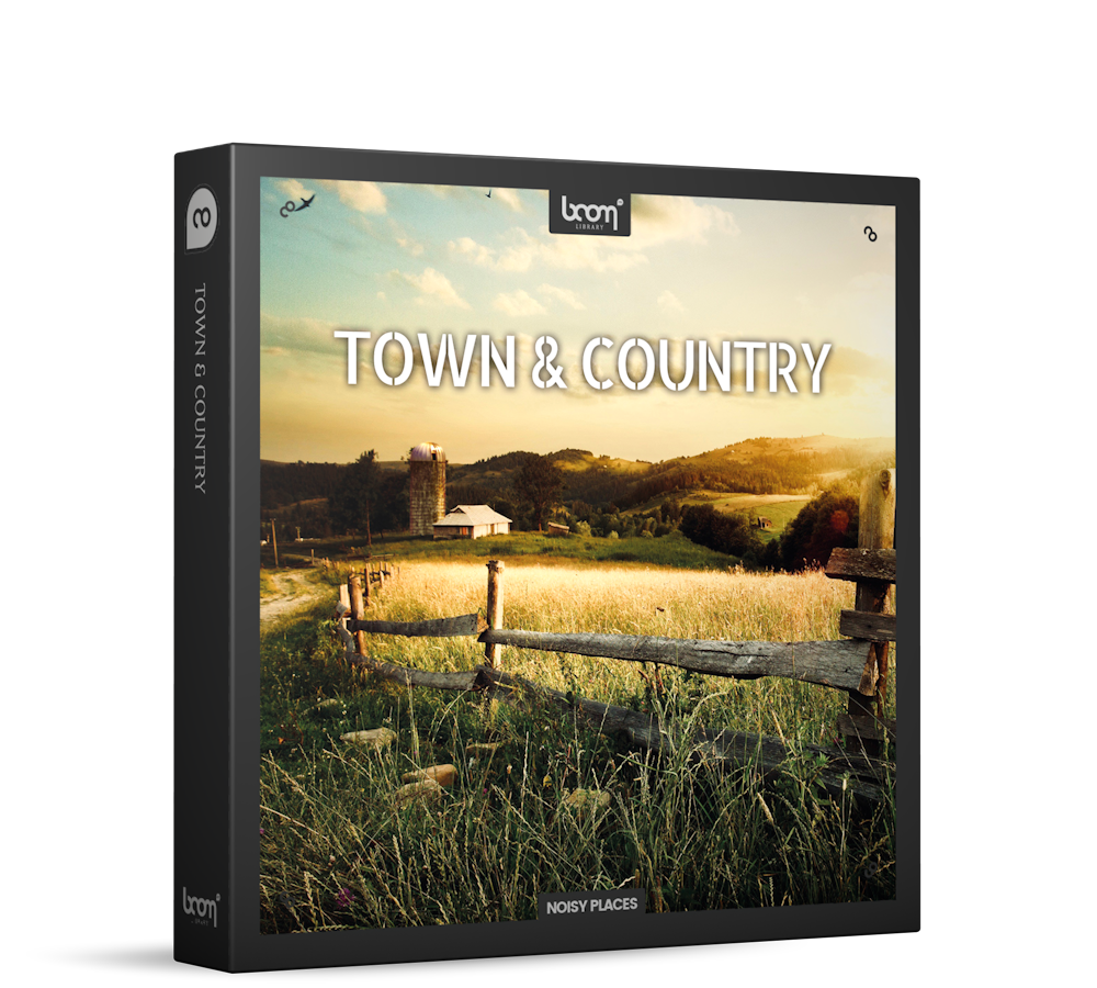 Town-And-Country-Ambience-Sound-Effects-BOOM-Library Town & Country Sound Effects by BOOM Library Product Box