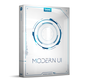 BOOM Library user interface sound effects modern UI product packshot