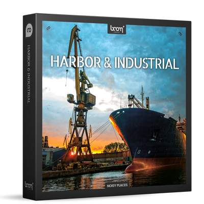 Harbor & Industrial Sound Effects by BOOM Library Product Box