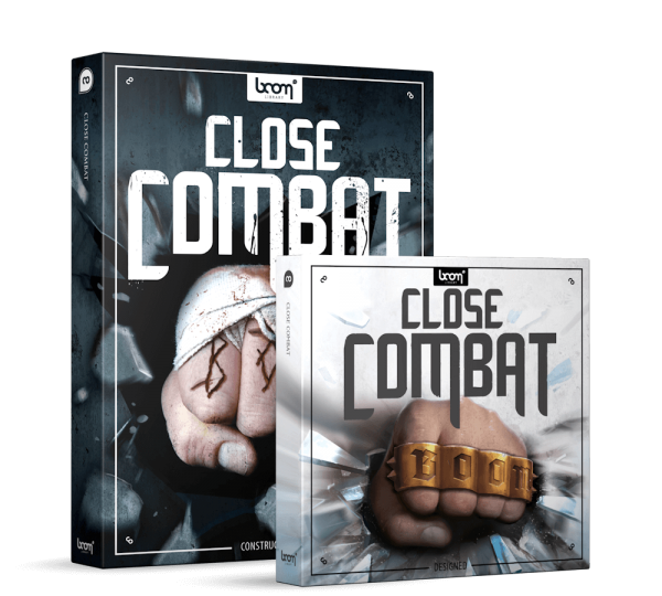 Close Combat Fight Sound Effects Bundle Product Box by BOOM Library