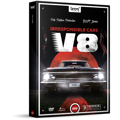BOOM Library v8 cars sound effects product packshot