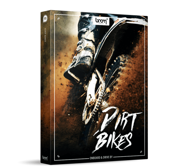 Dirt Bikes SFX Sound Effects by BOOM Library Product Packshot