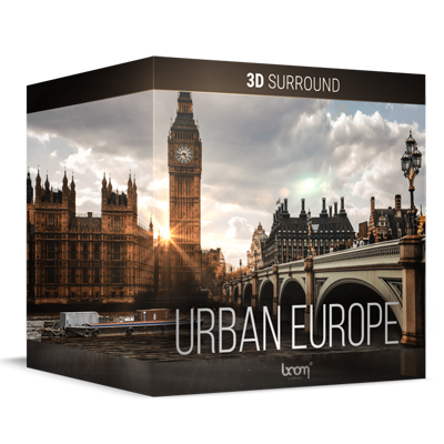 urban, europe, surround, sfx, library, 3d, sound, effects, sounds, Boom Library