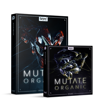 mutate organic, library, sfx, sound design, sound effects, boom library