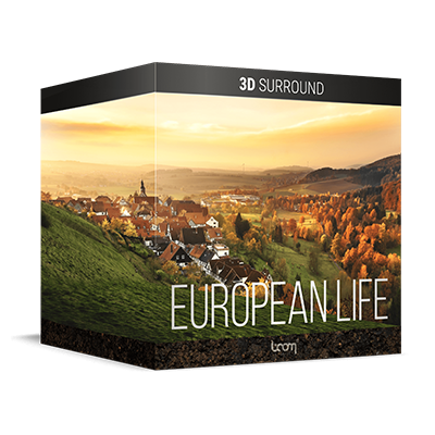 BOOM Library 3D Surround european life sound effects packshot