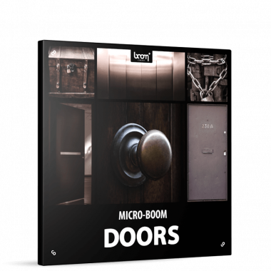 BOOM Library micro boom doors sound effects packshot