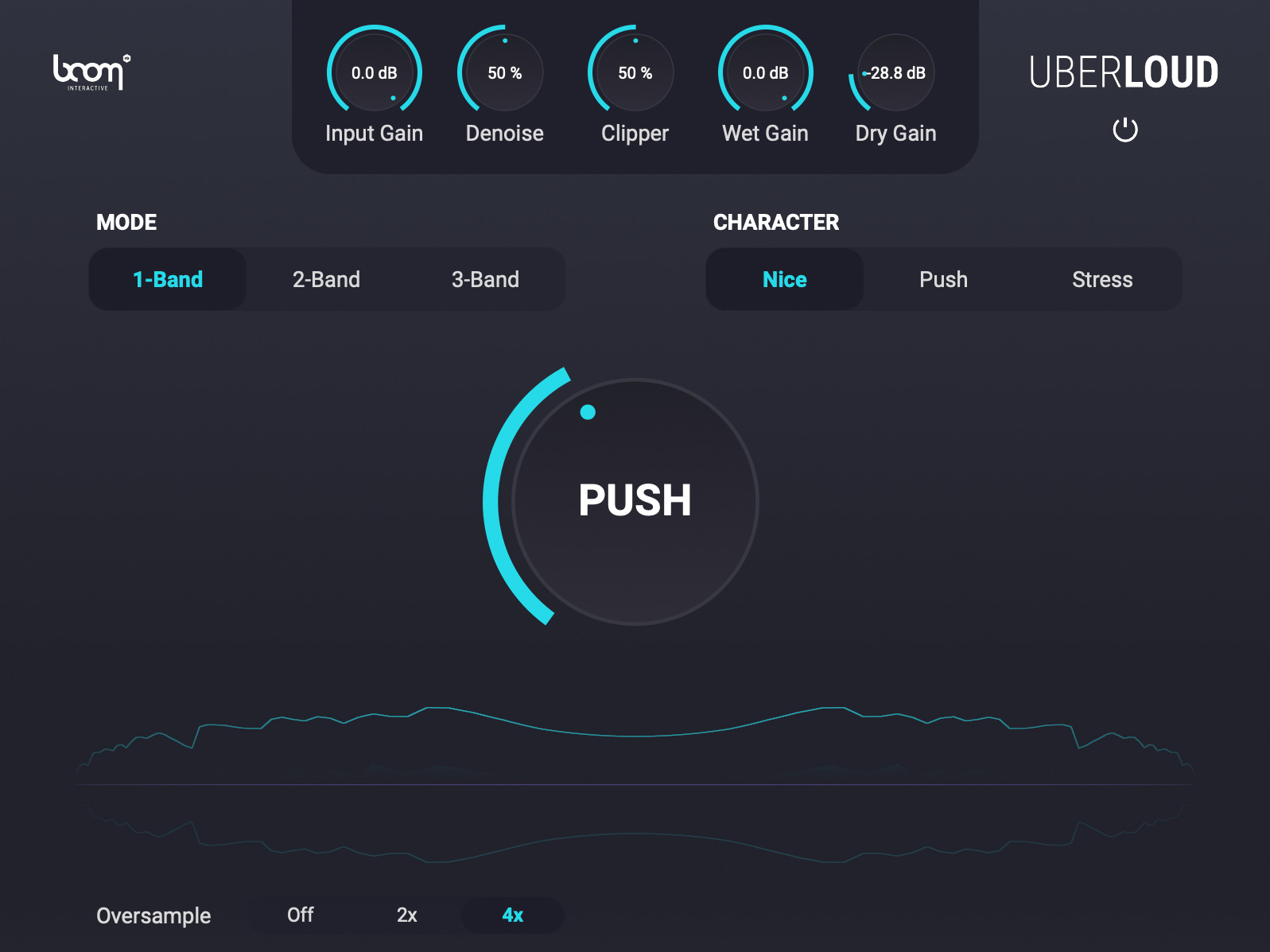 BOOM Library Uberloud plug-in GUI band nice