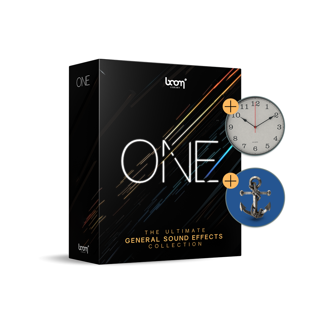 BOOM ONE The Ultimate General Sound Effects Collection Update Packshot