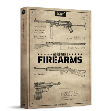 BOOM Library World War II Firearms Sound Effects Construction Kit Collection Packshot