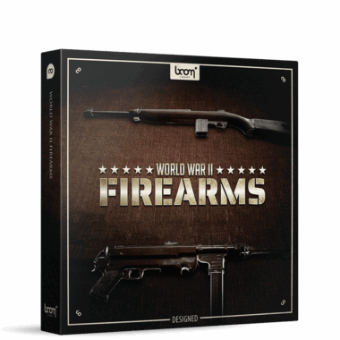 World-War-II-Firearms-DS-Sound-Effects-BOOM-Library BOOM Library World War II Firearms Sound Effects Designed Collection Packshot