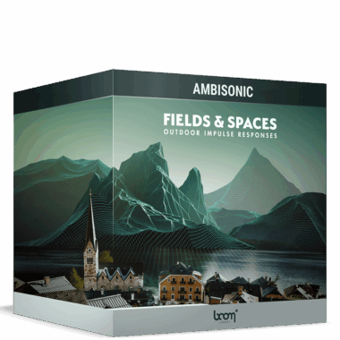 BOOM Library Fields and Spaces OIR Ambisonic Sound Effects Packshot