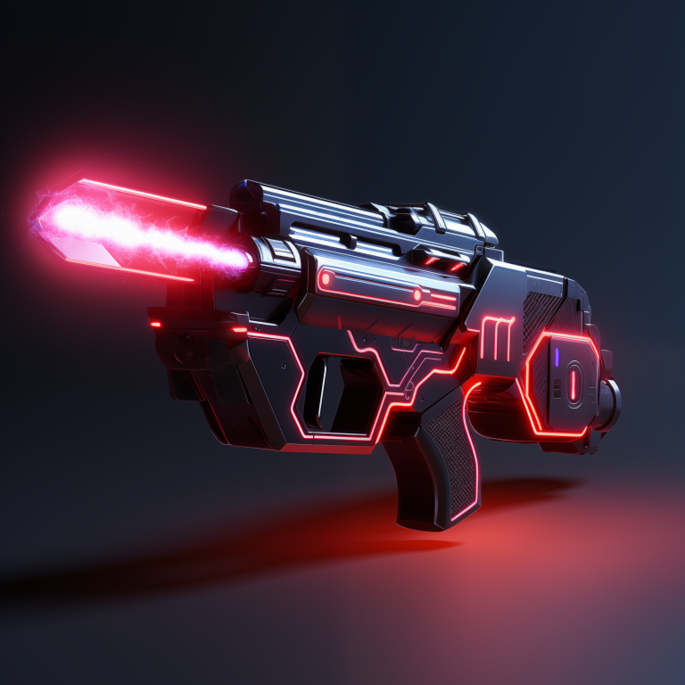 weapon shooting laser (Medium)