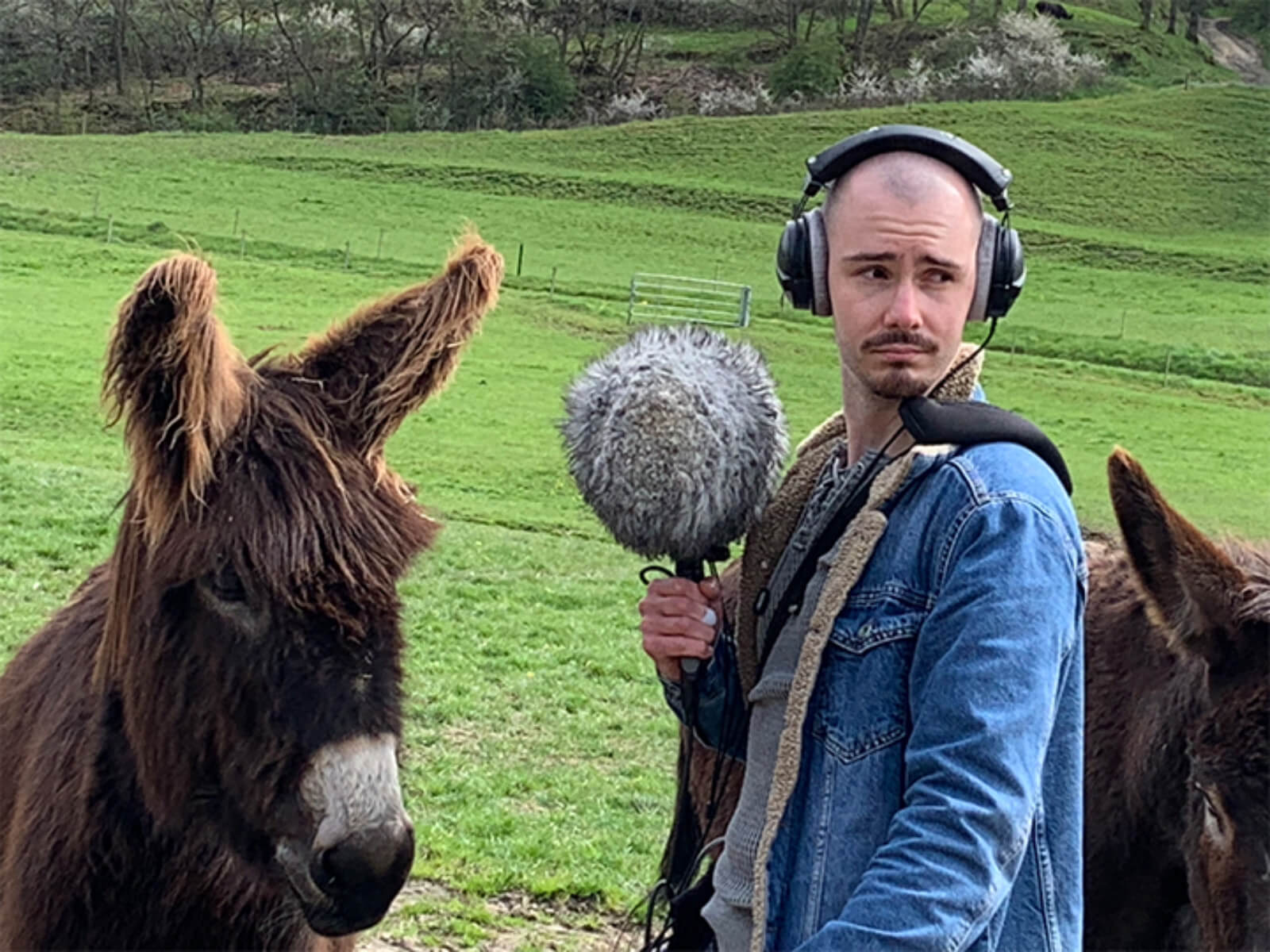 Jannik with Donkey tiny